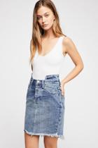 Oneteaspoon Oneteaspoon 2020 Denim Pencil Skirt At Free People